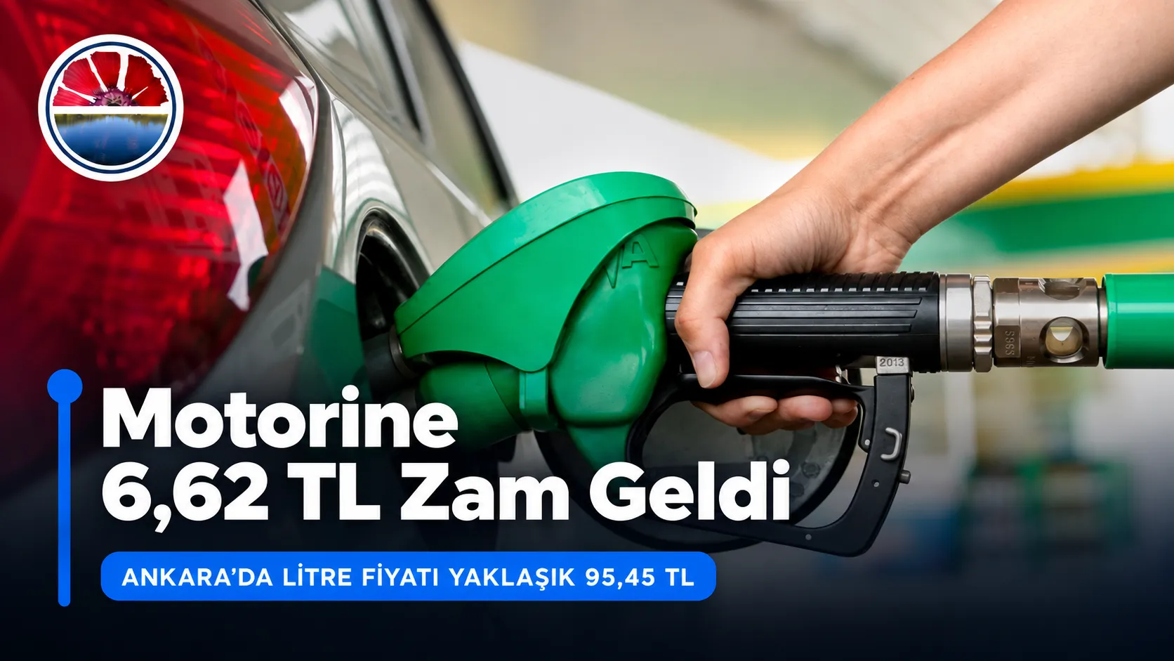 Motorine gelen 6,62 TL zammı gösteren RehberGölbaşı haber görseli