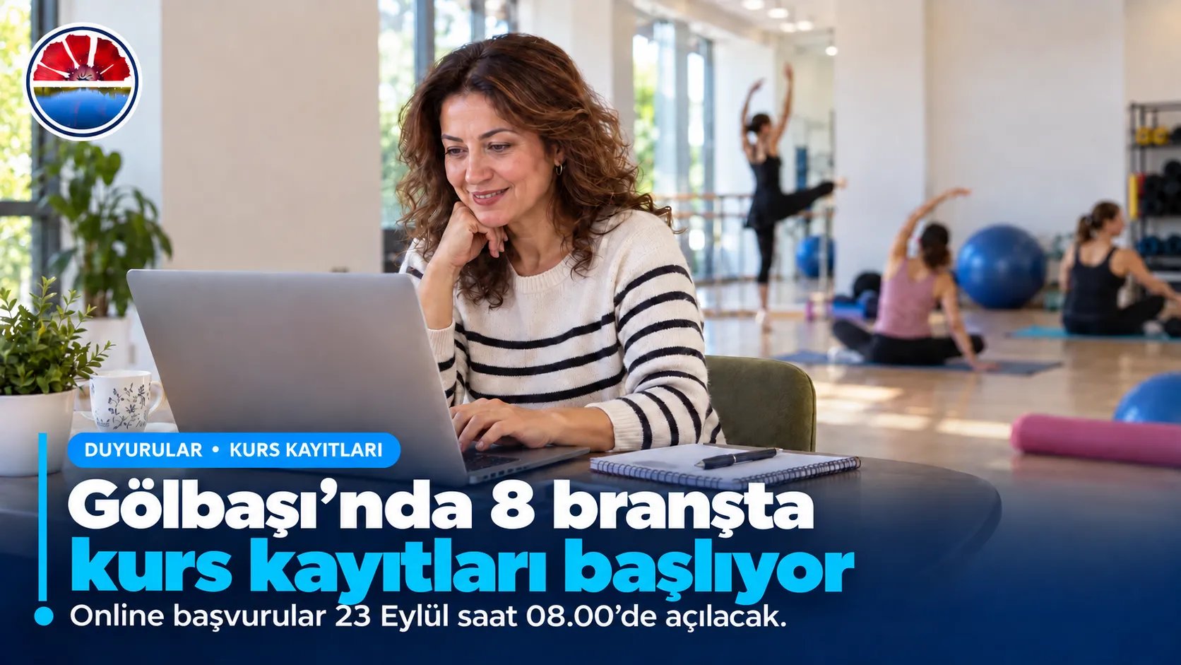 Gölbaşı Belediyesi sekiz branşta kurs kayıtlarını 23 Eylül’de açıyor